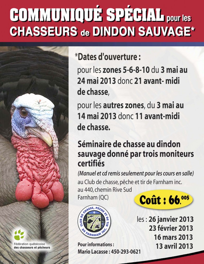 Affiche dindon 2013